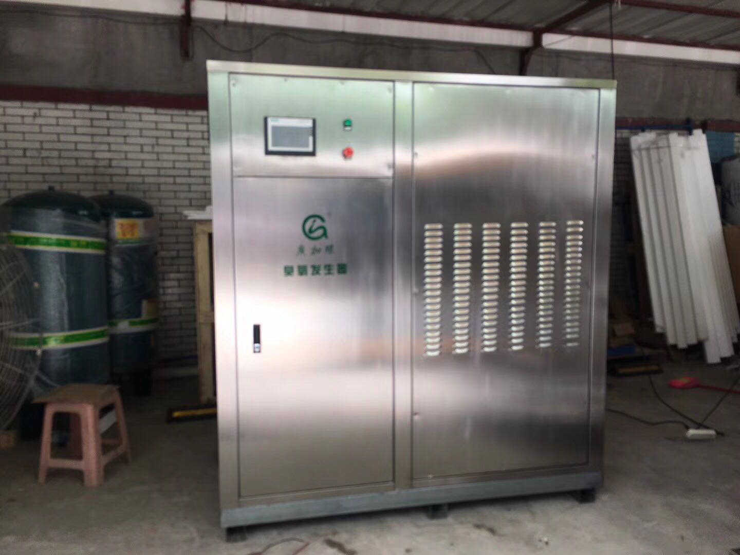 臭氧發生器5公斤氧氣源污水廢水脫色處理